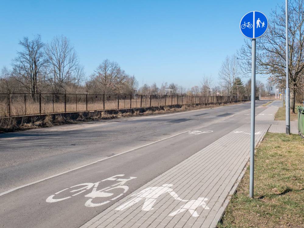 Zielony szlak rowerowy w Zawierciu